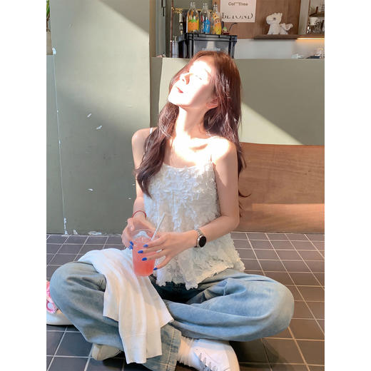 <曾小咸推荐>韩系开衫内搭吊带背心两件 商品图1