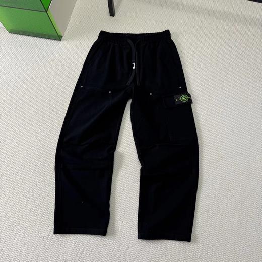 F032528早春美式复古工装直筒简约宽松高街重磅弯刀牛仔裤 商品图4