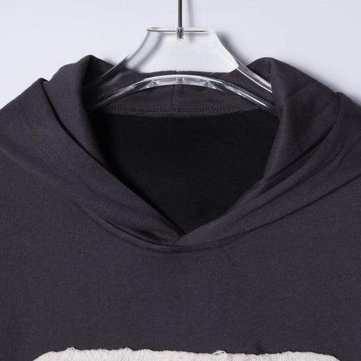 SDSA男装2026新款高贵轻奢潮牌贴布设计连帽短袖T恤百搭时尚上衣 商品图1