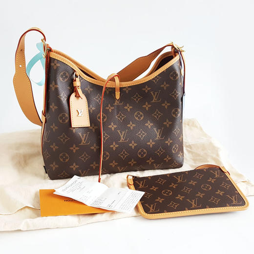 【95新】LV路易威登M46203小号棕色老花carryall单肩斜挎包女士230326AK16 商品图1