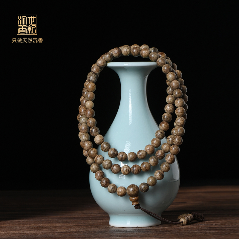 天然都蓬沉香/6.8mm*108颗/13克/SP8491【咨询客服抢先购买】