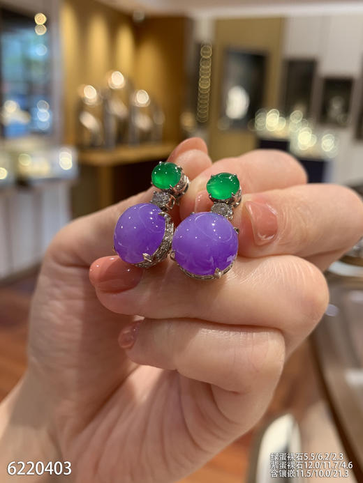 6220403，蛋面耳坠。具体价格微信咨询 商品图2