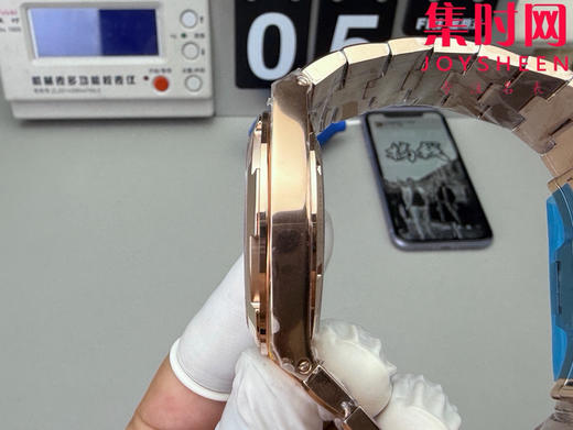 VC江诗丹顿8F纵横四海系列4500V 玫金蓝 男士腕表 商品图6