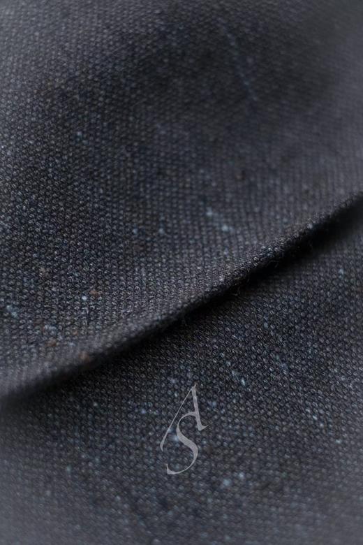 Boboutic 26SS 深灰星芒丝棉肌理针织褶裥茧型裤 商品图5