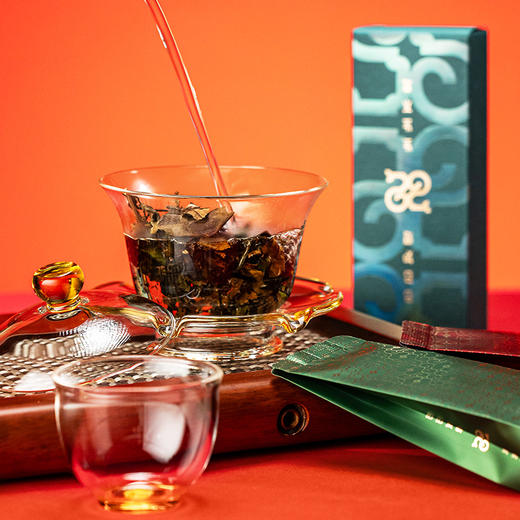 幸福来 灵芝陈皮老白茶 陈年醇香 一茶三味 温和顺气40g（8袋/盒） 商品图1