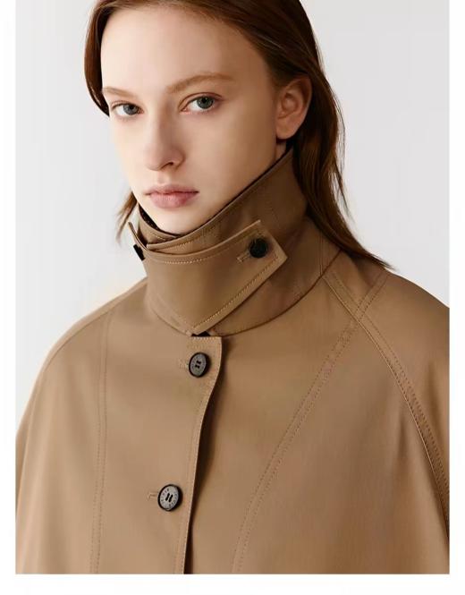 禾家巴恩风翻领风衣 商品图9