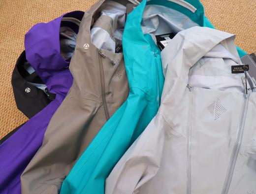 F032519男女双拉链春款冲锋衣情侣款硬壳防风防水户外夹克外套 商品图1