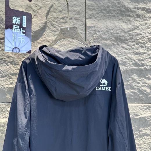 F032553通勤徒步户外运动防水防风拼色连帽冲锋衣外套 商品图8