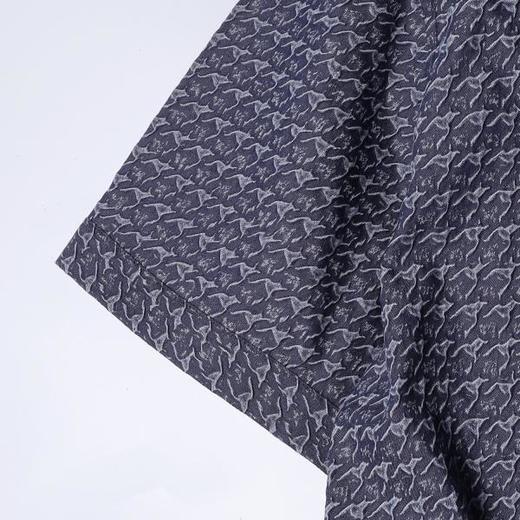 SDSA男装2026新款高贵轻奢老钱风撞色提花假两件短袖衬衫百搭上衣 商品图2