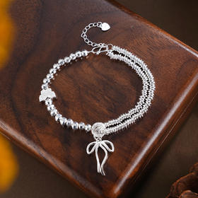 子佩集【‌‌蝴蝶精灵】银S999手串手链【SC001689】腰缠万贯蝴蝶2602