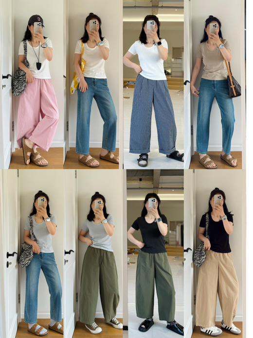 26春夏万搭T-鹅蛋领显瘦短袖T恤【包邮+三天无理由退换】 商品图4