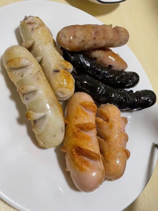 xm100%纯手工！真实材料零添加~鲜到掉眉毛的海鲜混合肠来啦！真材实料肉眼可见，0添加更健康～ 商品图1