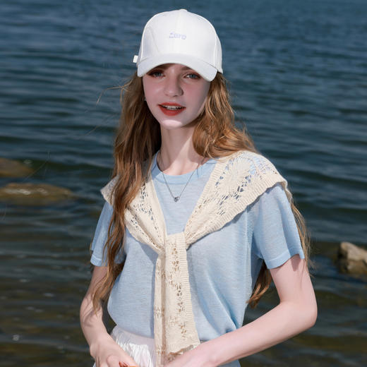 三彩2026新款波西米亚纯棉钩花小披肩手工感镂空氛围度假通勤约会 商品图3