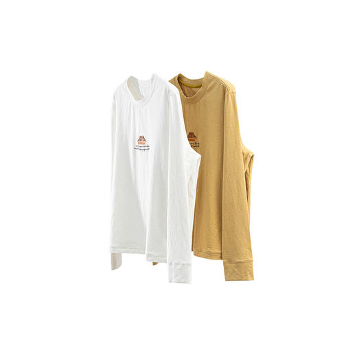 绽放161朵/树屋T*汉麻棉混纺圆领针织长袖绣花T恤女上衣宽松显瘦 商品图4