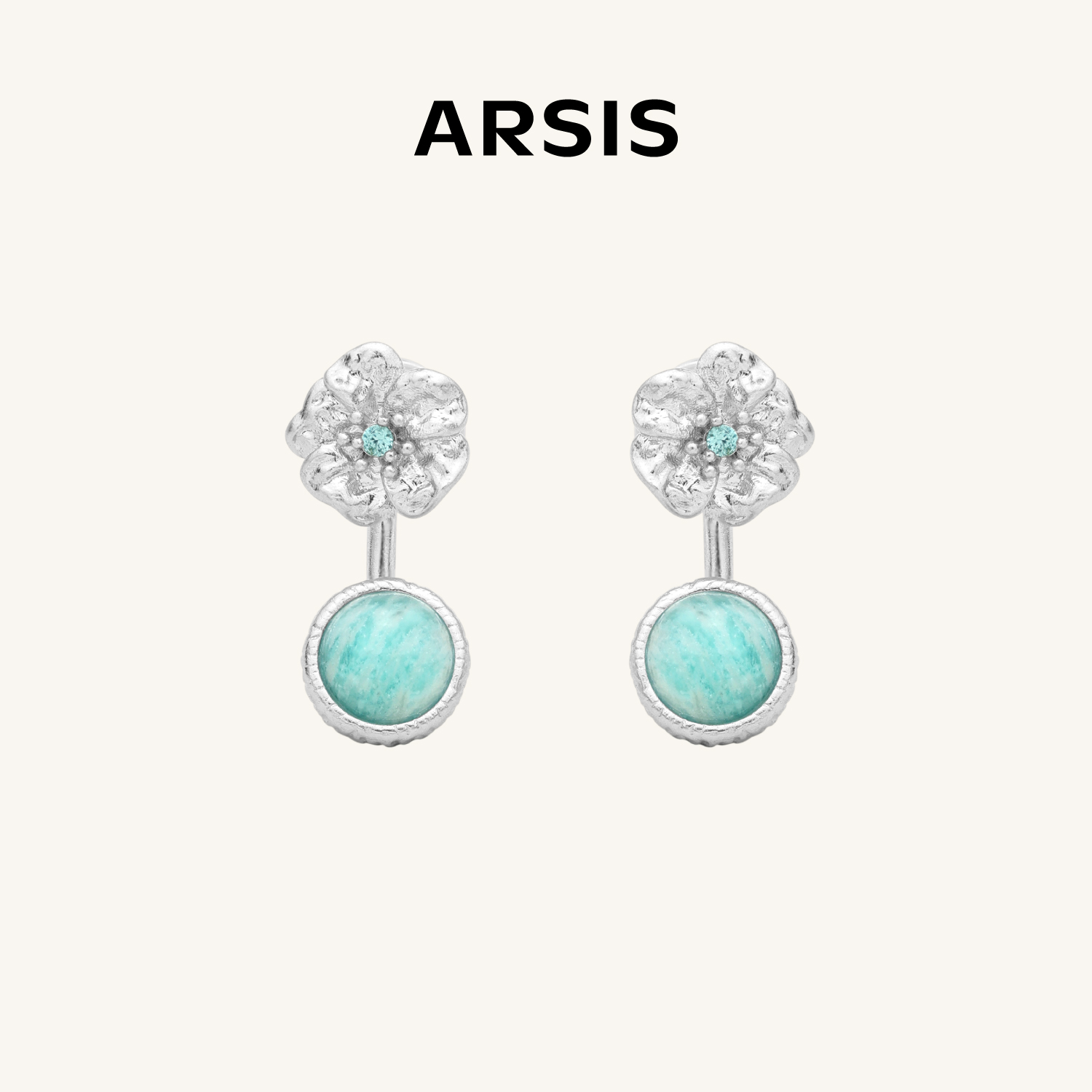 ARSIS 丨 繁绮系列 繁花风影两戴耳钉