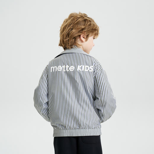 【双面穿】mettekids儿童外套2026春新款夹克男童运动潮酷棒球服 商品图4