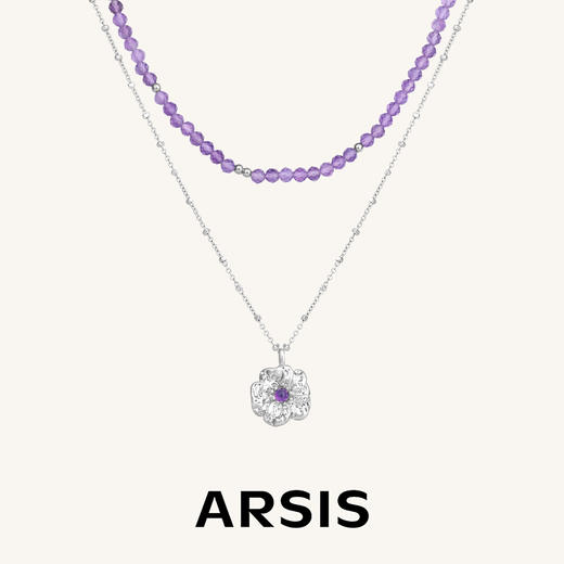 ARSIS 丨 繁绮系列 繁花风影双层叠链 商品图1