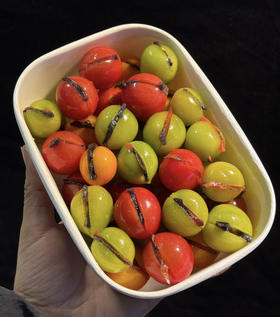 【鲜果切】三色番茄三拼夹乌梅（750ml）