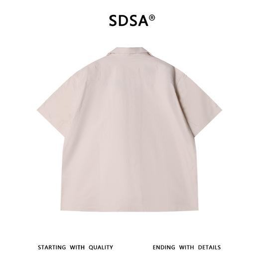 SDSA男装2026新款高贵轻奢夏日度假风椰树设计短袖衬衫百搭上衣 商品图4