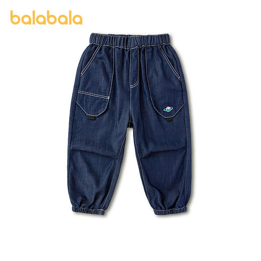【商场同款】巴拉巴拉童装儿童长裤男童2026新款夏季伞兵束脚裤子 商品图2