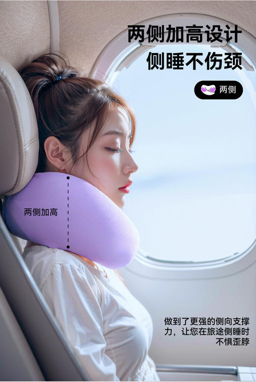 ✈️打工人/旅行党必备❗【德国🇩🇪MONZECIKOIMS 记忆棉护颈枕脖枕】送收纳盒❗出行午休神器，小巧巨轻便❗ 某宝价💰400+ 今天开团价仅需💰69 商品图2