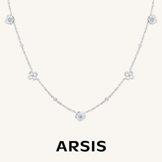 ARSIS 丨 繁绮系列 繁花锁骨链 商品图0