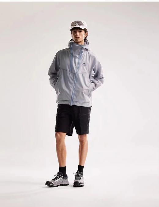 F032519男女双拉链春款冲锋衣情侣款硬壳防风防水户外夹克外套 商品图6