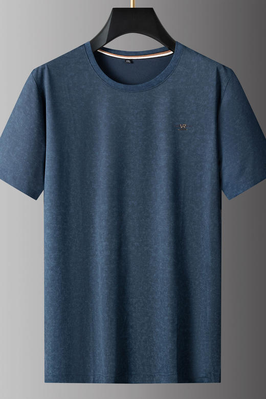 【DPS】大依优型大码男装夏季冰丝圆领短袖T恤运动休闲上衣半袖男士 商品图5