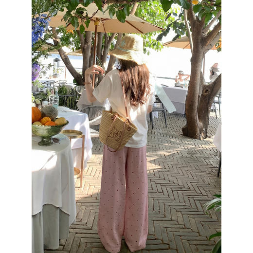 <曾小咸推荐>印花短袖t恤女休闲裤套装夏 商品图4