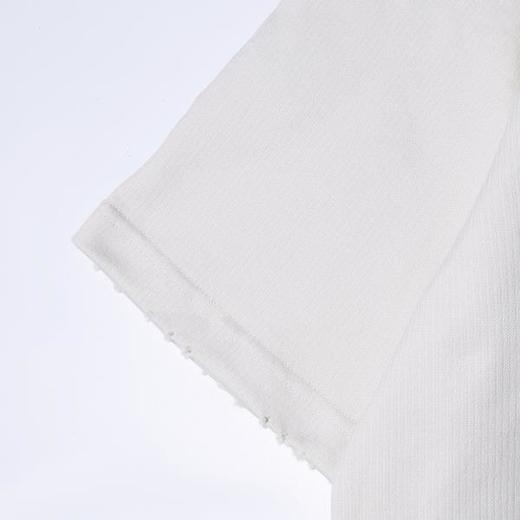 SDSA男装2026新款高贵轻奢时尚简约纯色领口磨破设计圆领短袖T恤 商品图2