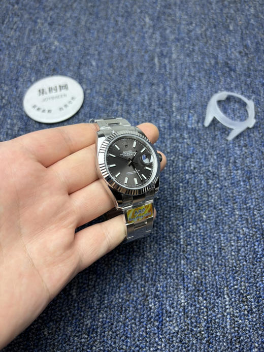 ARF劳力士日志型41mm 水泥灰 灰盘 丹东3235机 板带 三珠链 904L钢 男士腕表 商品图2