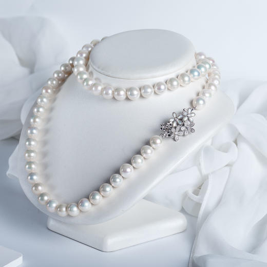 无核白色淡水珍珠长链(毛衣链）XL583 商品图1