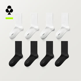 【精梳棉】有棵树棉质情侣7A抗菌棉袜6双装-O3022