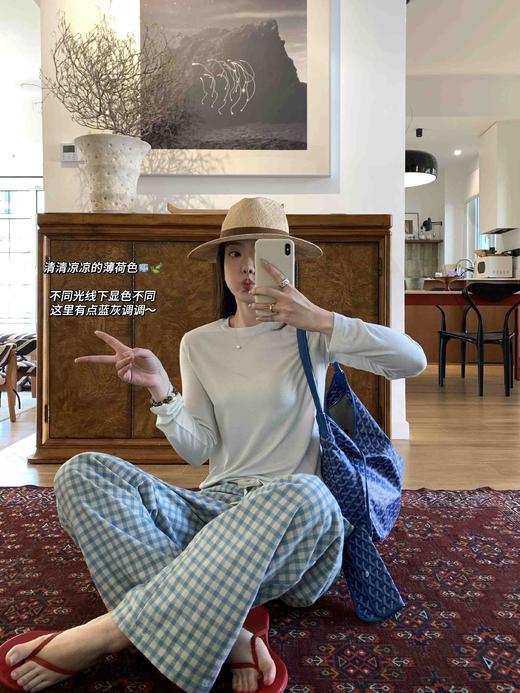 春夏天丝羊毛面膜T恤 商品图5