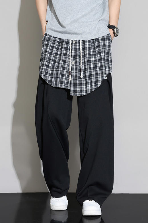 【DYF】大依优型大码男装春季休闲裤长裤直筒运动休闲百搭长裤加肥加大码 商品图5