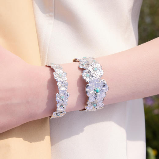 ARSIS 丨 繁绮系列 繁花风影手镯宽版 商品图3