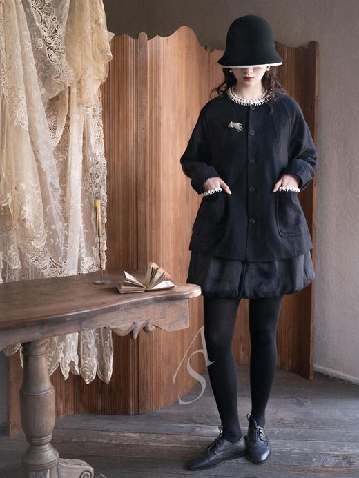 Renlisu 26SS 石墨黑桑蚕丝花苞吊带裙 商品图3