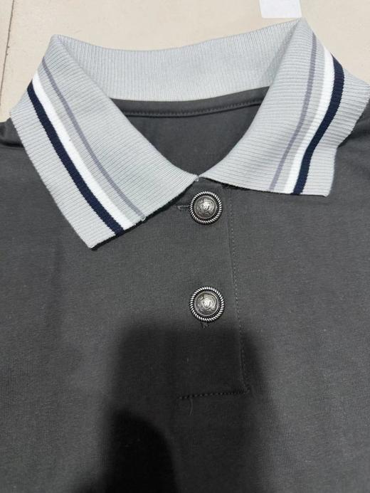 F032575新款Polo领宽松休闲日常通勤刺绣短袖连衣裙 商品图2