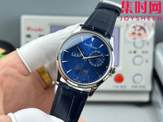 GF积家大师系列1378480"小丑" Master Ultra Thin Réserve de Marche超薄大师动显日历 938一体机 男士腕表 商品图2