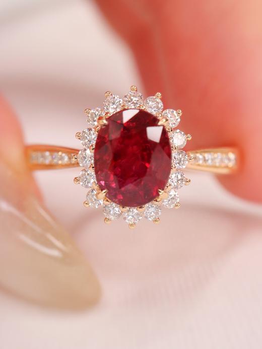 1.65克拉红宝石戒指 商品图3