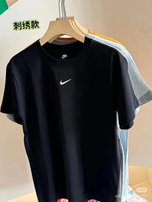 F032562情侣圆领刺绣宽松棉质休闲运动短袖T恤 商品图1