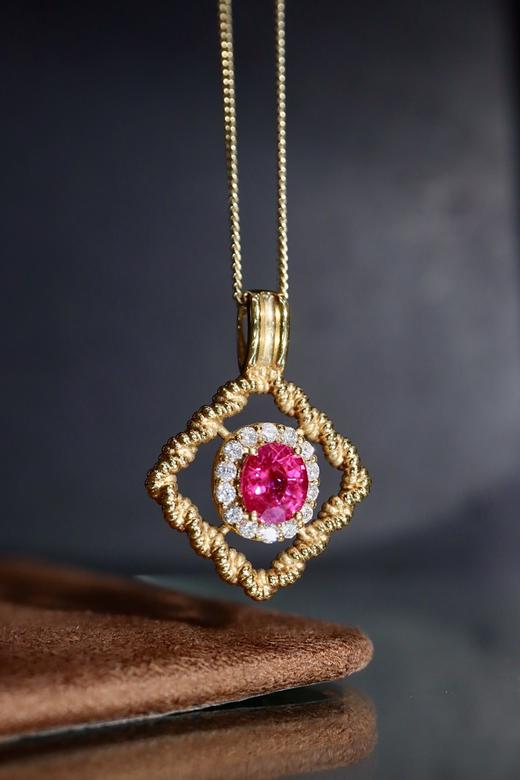 0.97克拉红宝石吊坠 商品图3