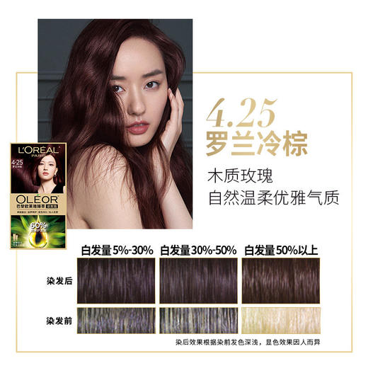 欧莱雅致臻精华油染发霜 商品图2