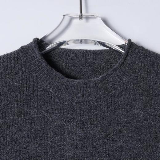 2623SDSA男装2026新款高贵轻奢韩系简约纯色针织圆领短袖T恤休闲百搭 商品图2