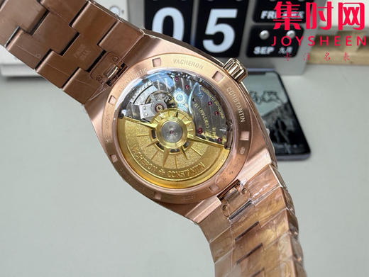 VC江诗丹顿8F纵横四海系列4500V 玫金蓝 男士腕表 商品图8