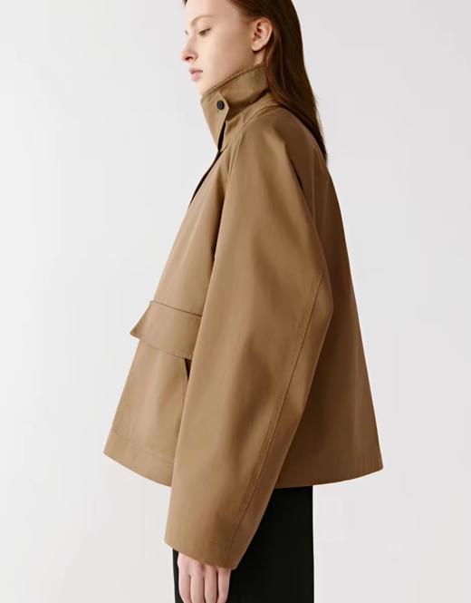 禾家巴恩风翻领风衣 商品图10