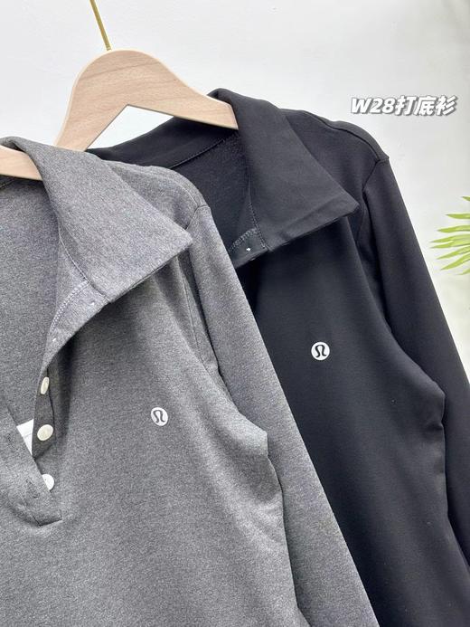 F032571一包2件装春季新款纽扣假两件可外穿打底衣高弹力长袖T恤 商品图4