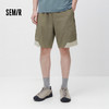 森马休闲裤男夏轻薄户外运动裤oversize侧边拉链贴袋短裤时尚百搭 商品缩略图1