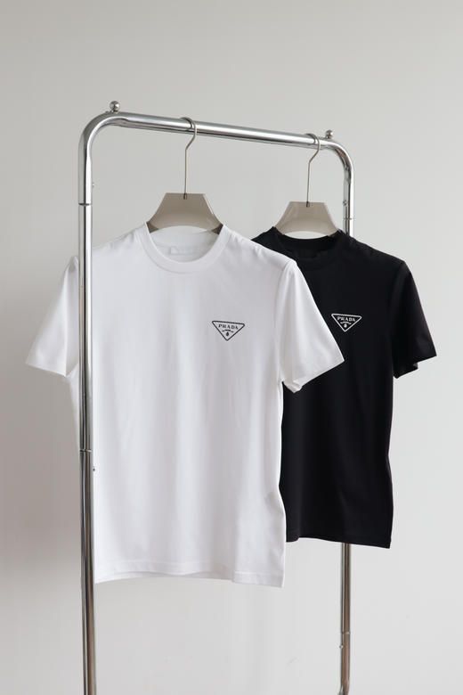 26 P.R.D 压胶LOGO 精梭平纹圆领短袖T恤 TX611 商品图5