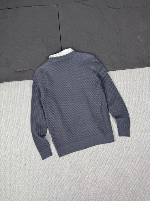 F032554假两件针织毛衣黑三角柔软亲肤针织衫男女同款 商品图7